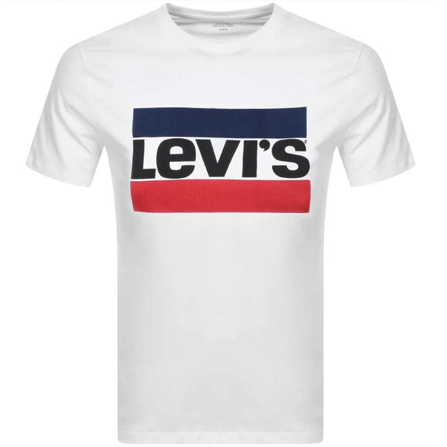 Alternative Image for ProductLevis Crew Neck Sportswear Logo T Shirt White1